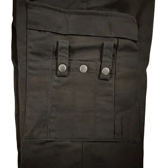 Spiewak ~ Black Cargo Pants ~ size 28 ~ Poly/Cotton Blend - Picture 6 of 16